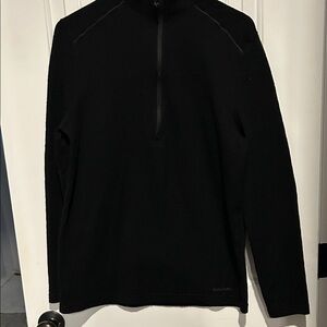 Woolskins Men's Black Zip-Up Sweater